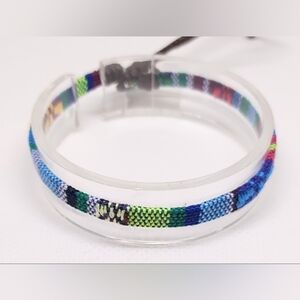 Men's Bracelets Striped Punk New f30